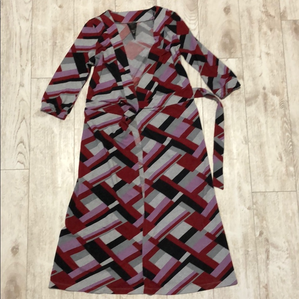 Brooklyn Industries wrap cardigan print size S